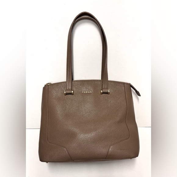 FURLA Luxury Pebbled Leather | Shoulder Bag - Picture 3 of 10